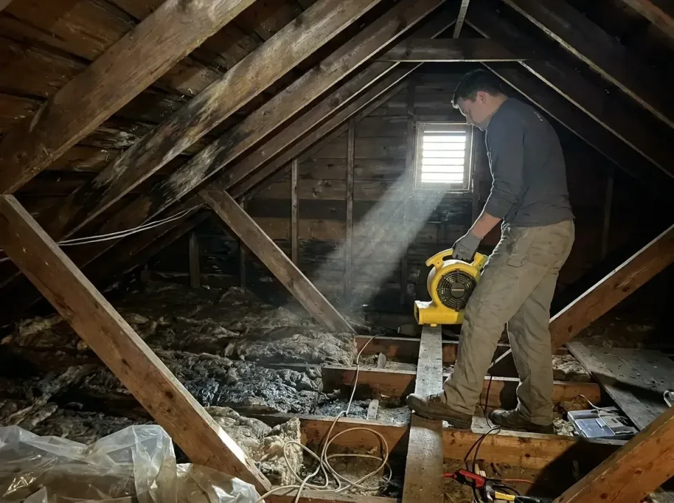 attic-water-damage-drying-proc-007 — frequently asked questions, Emergency Water Extraction & 24/7 Flood Response in Elberta…